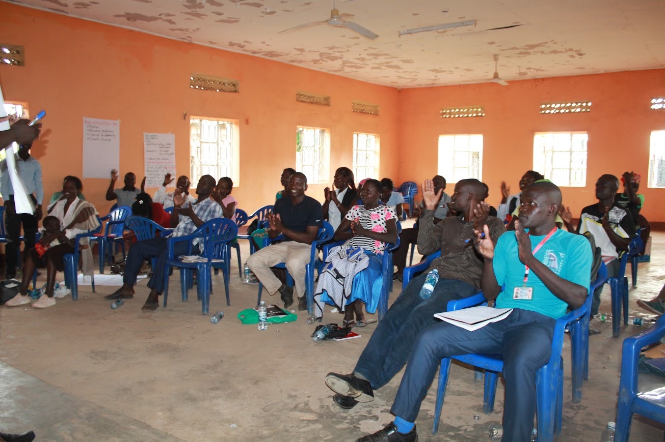 Community meeting facilitated by a CBO